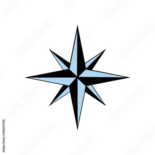 compass rose vector