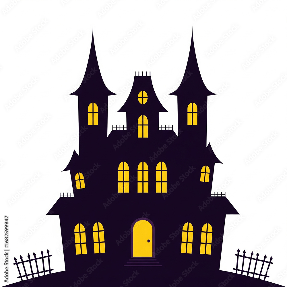 Fototapeta premium The house of bad demon