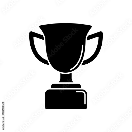 Icon a trophy, isolated against a clean background.