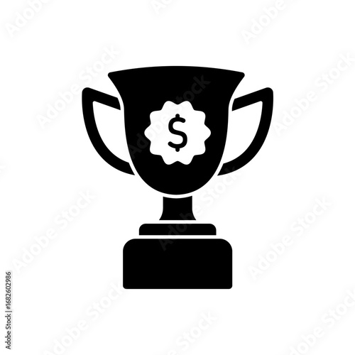 Icon a prize money, isolated against a clean background.