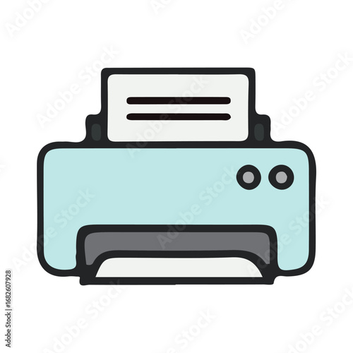 printer vector illustration design