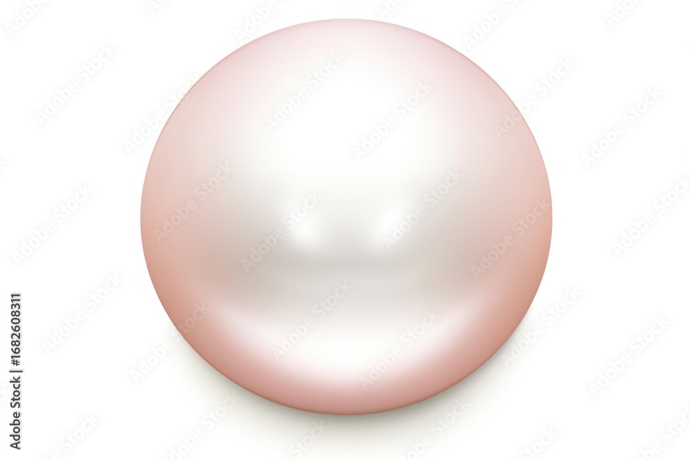 Fototapeta premium Pearl jewelry white background accessories.