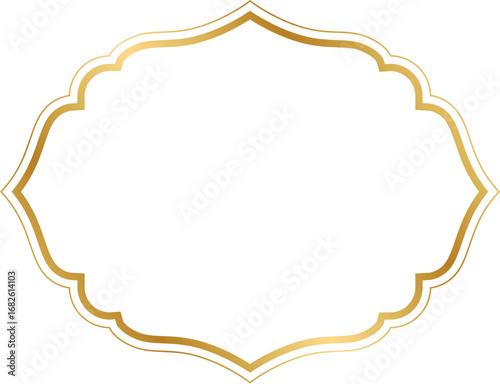 Blank Stickers and Label Frames, writing area aging style writing area, Gold decorative frames, decorative vintage frames.