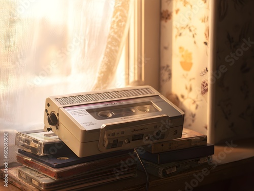 Recuerdos en cassette a la luz del sol.