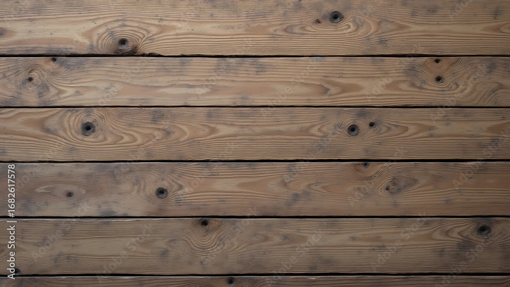 Naklejka premium Seamless Rustic Wooden Plank Texture Background