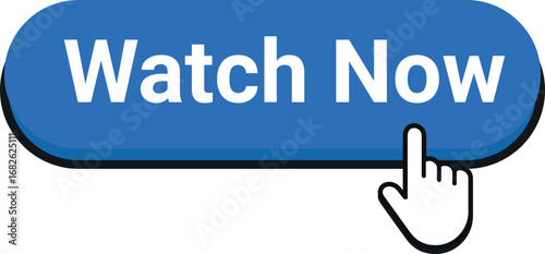 Watch now button vector graphic download for website ui ux design and call to action use case design
