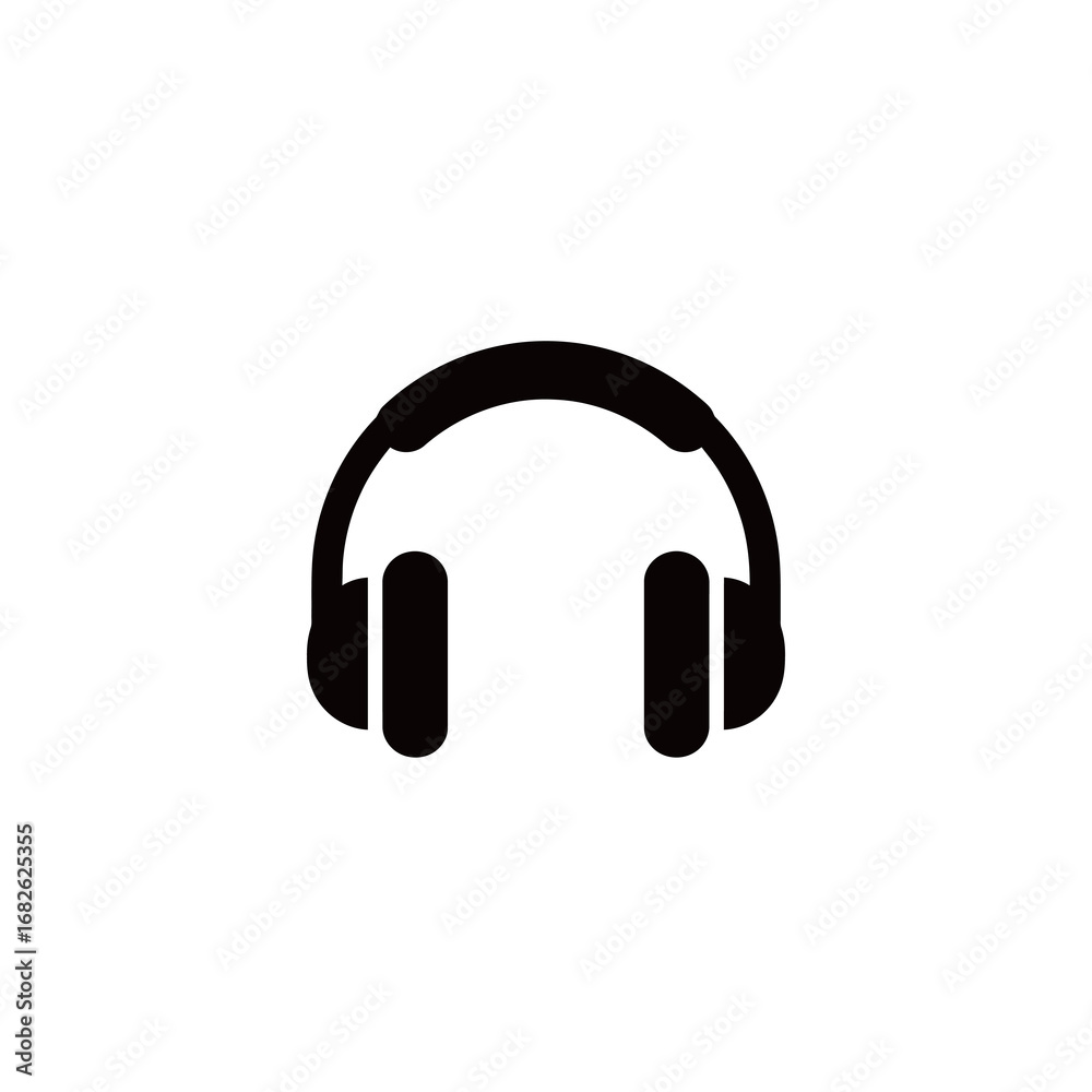 Fototapeta premium headphones on white background