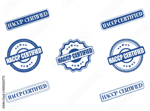 Collection of HACCP Certified Rubber Stamps and Seals