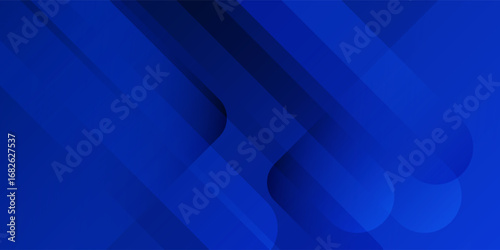 Abstract blue background with glowing geometric lines. Modern blue gradient square shape design. Futuristic technology concept. modern design