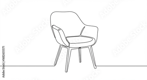 Modern armchair design