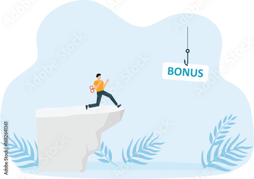 Use bonuses as bait to complete a lot of work concept,

