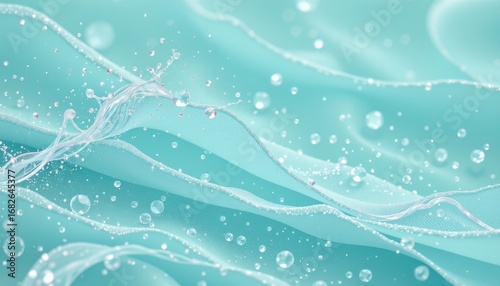 mint ocean mist theme with pastel aquamarine with mist white, gentle diagonal aqua sweep, mint tinted sparkle dust, floating airy sea perspective, soft and uplifting