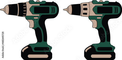 Cordless drill for home improvement and construction