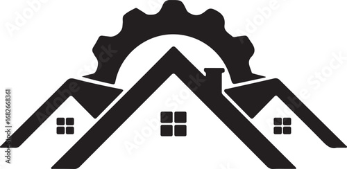 House Maintenance and Engineering Gear Logo