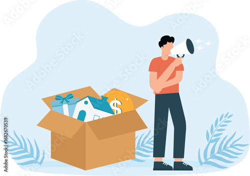 Donation as a form of volunteer support or the concept of caring and love and solidarity among human beings, Tree with heart for campaign money raisers and growth concept,

