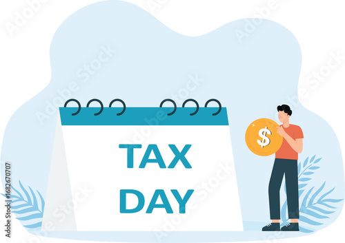 Economy, Character, Calendar, Trouble, Business, Job, White, Vector, Person, Loan, Rate, Standing, Drag, Income, Pay, Tax, Taxation, Weight, Man, Concept, Crisis, Financial, Payment, Stress, Debtor, W