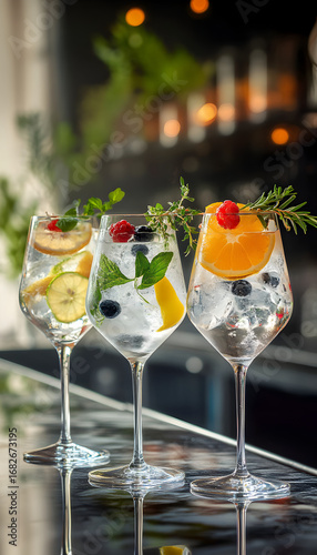 Cocktail glasses