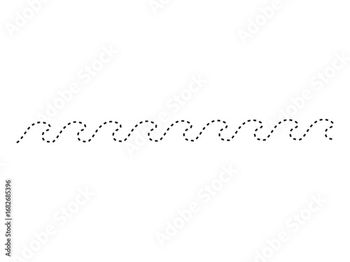 Hand Drawn Tracing Line Illustration
