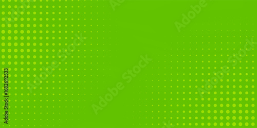 Dots halftone green color pattern gradient texture with technology digital background. Dots pop art comics with nature graphic design. texture simple art  luxury voucher, modern best seller