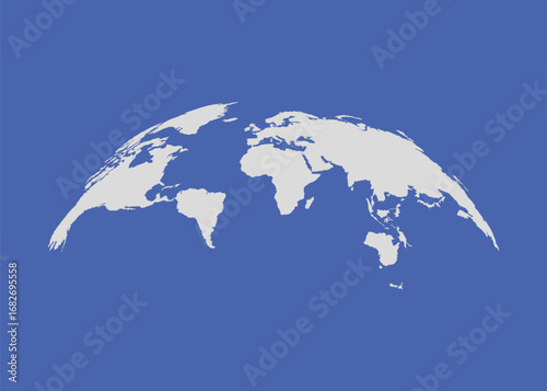 World map graphic design element Global business concept Flat vector