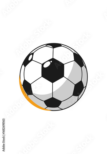 Dynamic colorful soccer ball design for sports enthusiasts and athletes showcasing passion and skill in the game