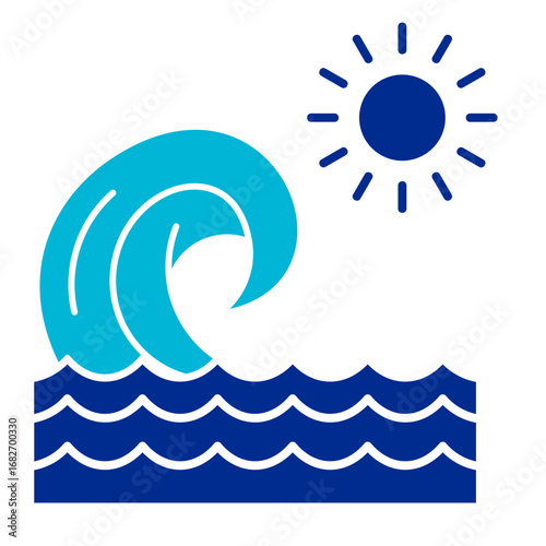 Wave  Icon Set Multiple Style Collection