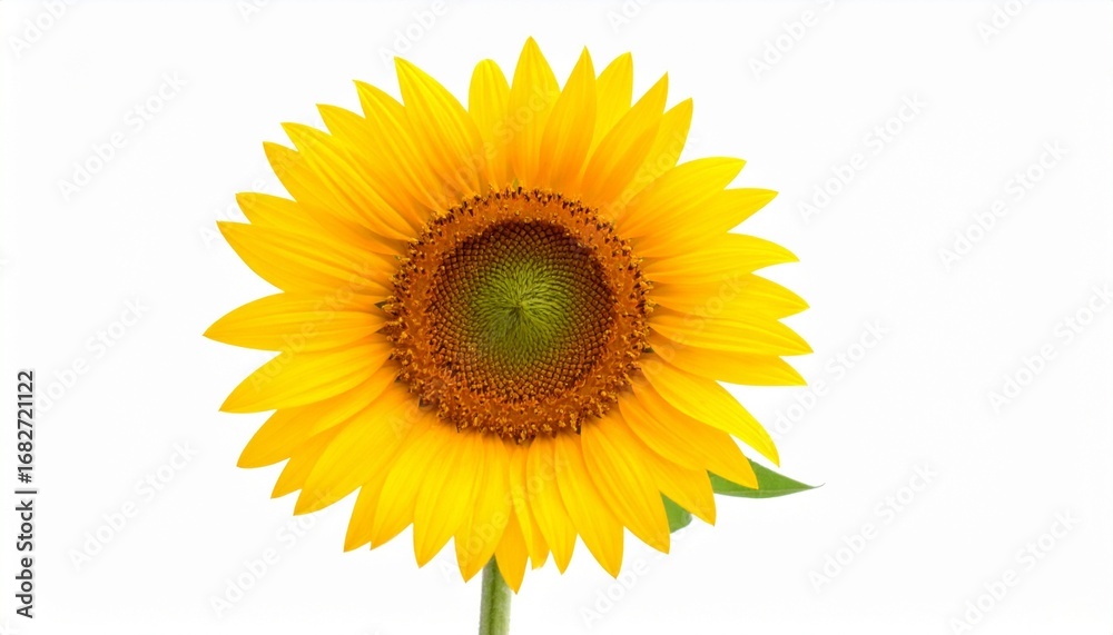 Fototapeta premium sunflower isolated on white background