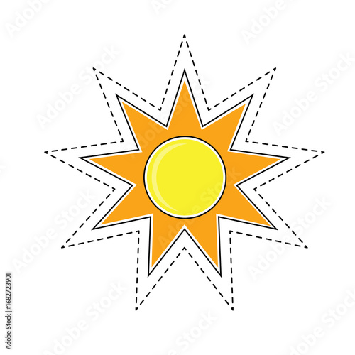 The Happy Sun icon is bright and dazzling