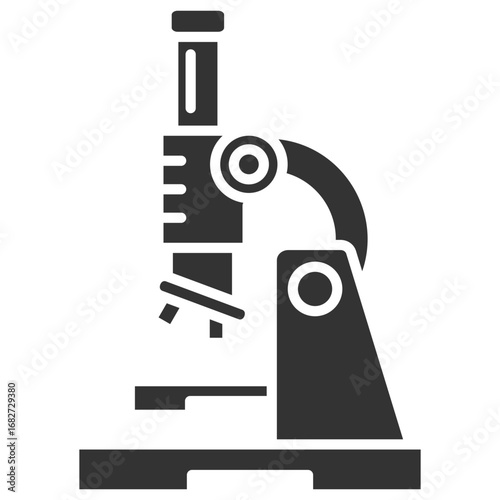 Microscope Glyph Icon