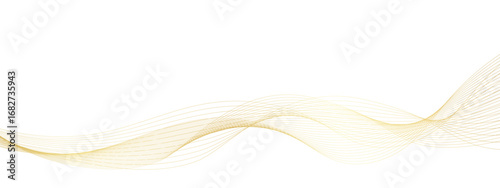 Elegant swoosh gold lines for luxury branding, presentations or banners