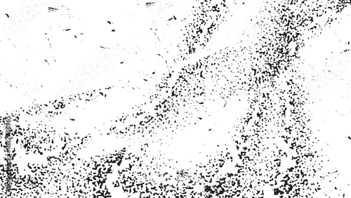 Vector Splattered Abstract Texture. Subtle Monochrome Background Overlay Illustration.
