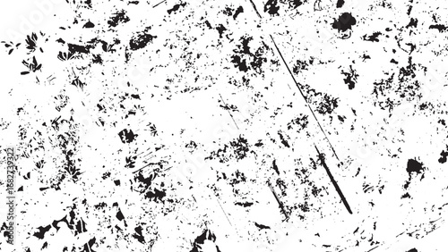 Splattered Abstract Background. Subtle Vector Texture Overlay in Monochrome Style.