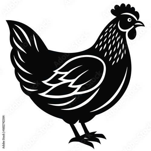 chicken vector icon