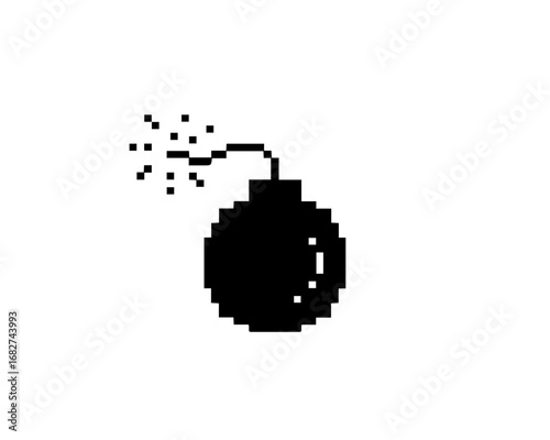 Pixel bomb vector