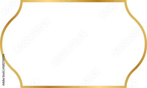 Blank Stickers and Label Frames, writing area aging style writing area, Gold decorative frames, decorative vintage frames.