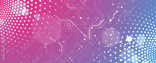 Abstract circuit internet technology for business concept background