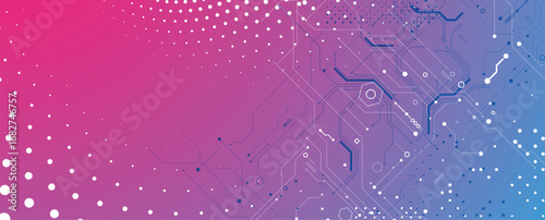 Abstract circuit internet technology for business concept background
