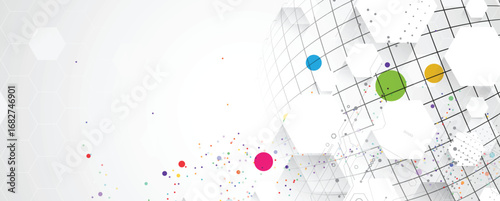 Abstract circuit internet technology for business concept background