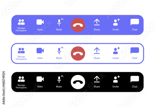 Essential controls for managing a video call environment