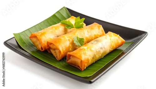 golden fried spring rolls