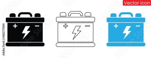 Power up your projects with these versatile battery icons,battery icon. Vector.Loren Gypsum Design Flat. linear work. battery icon. battery recharging
