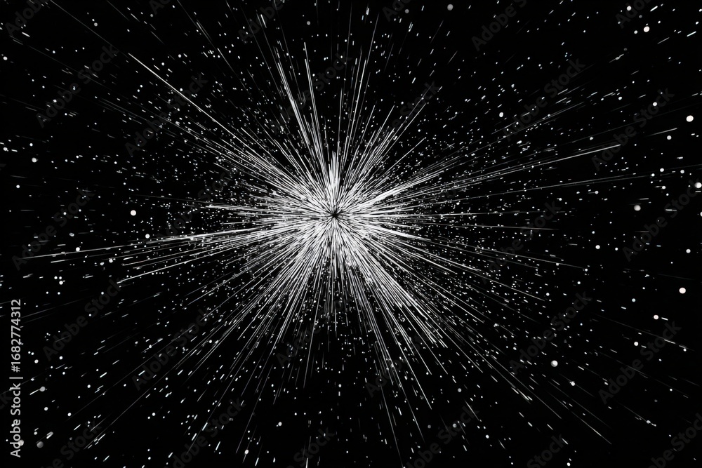 Obraz premium Abstract cosmic explosion (1)