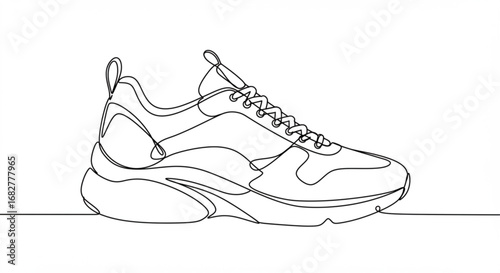 Modern athletic sneaker design