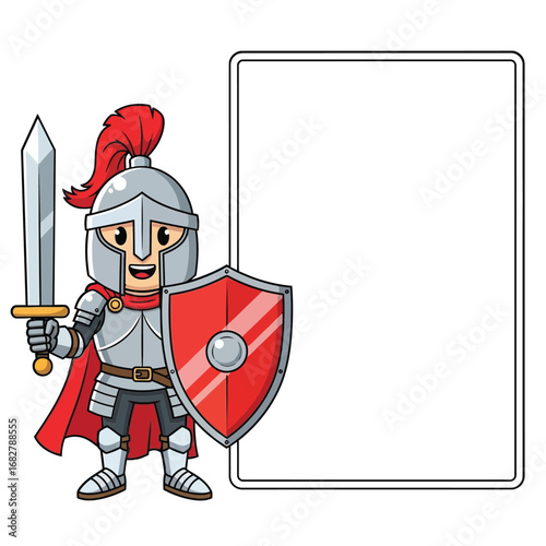 Illustration of a powerful Indian warrior prince in traditional attire holding a curved sword, a mighty cartoon character design