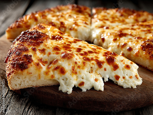New York style pizza: A sli...