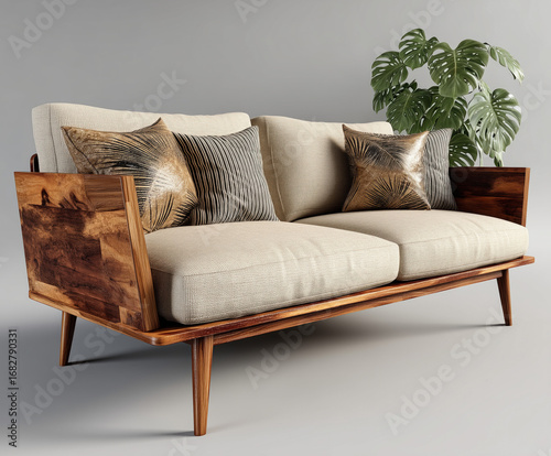 modern furniture isolated