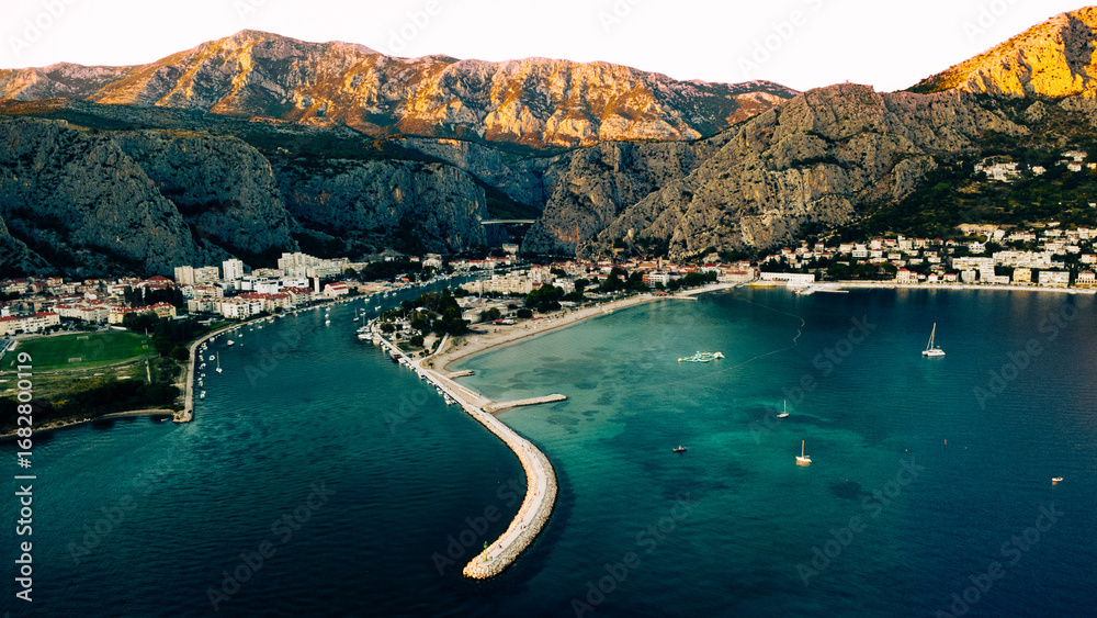 Naklejka premium Omiš, Chorwacja