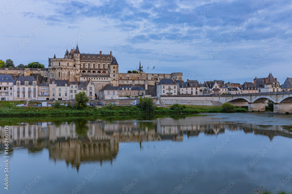 Naklejka premium View of the Castle of Amboise