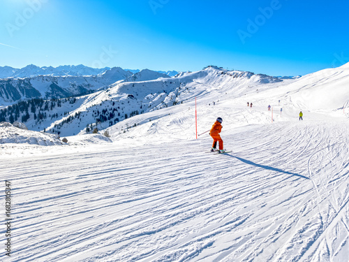 Kitzbuhel, ski resort in Austrian Alps