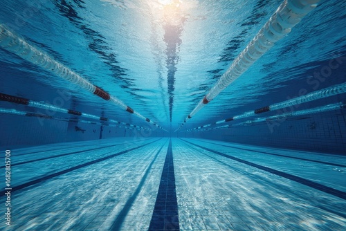Underwater view of swimming pool lanes (1)